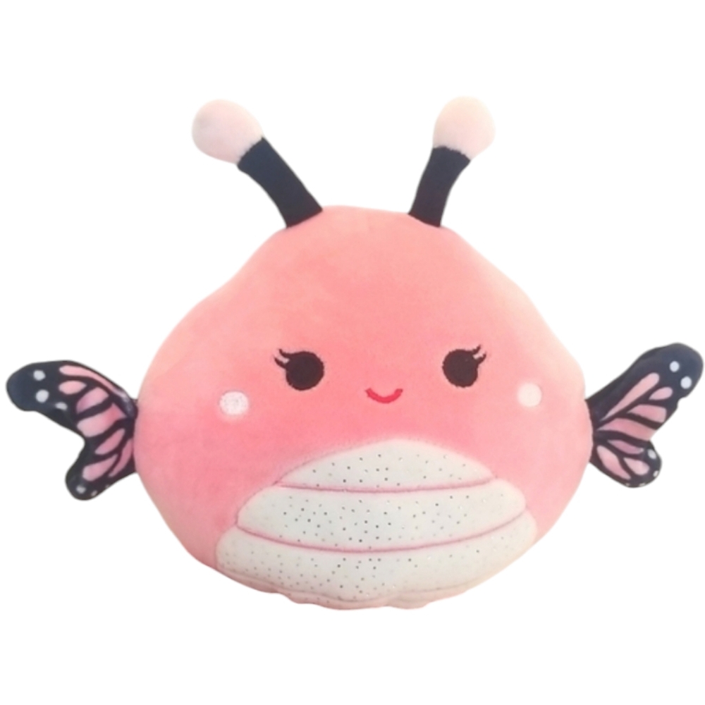 Squishmallow 2 in 1 Flipamallow Andreina Pink Butterfly/Rutabaga Caterpi…